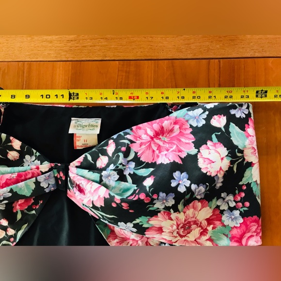 Vintage floral shrug by Algo-Ettes 100% Cotton Size 11 - Picture 12 of 13